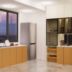 3D modular kitchen design – SB Square Projects, Pune