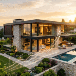 Modern residential architecture showcasing how good architecture increases property value through smart design, sustainability, and premium aesthetics