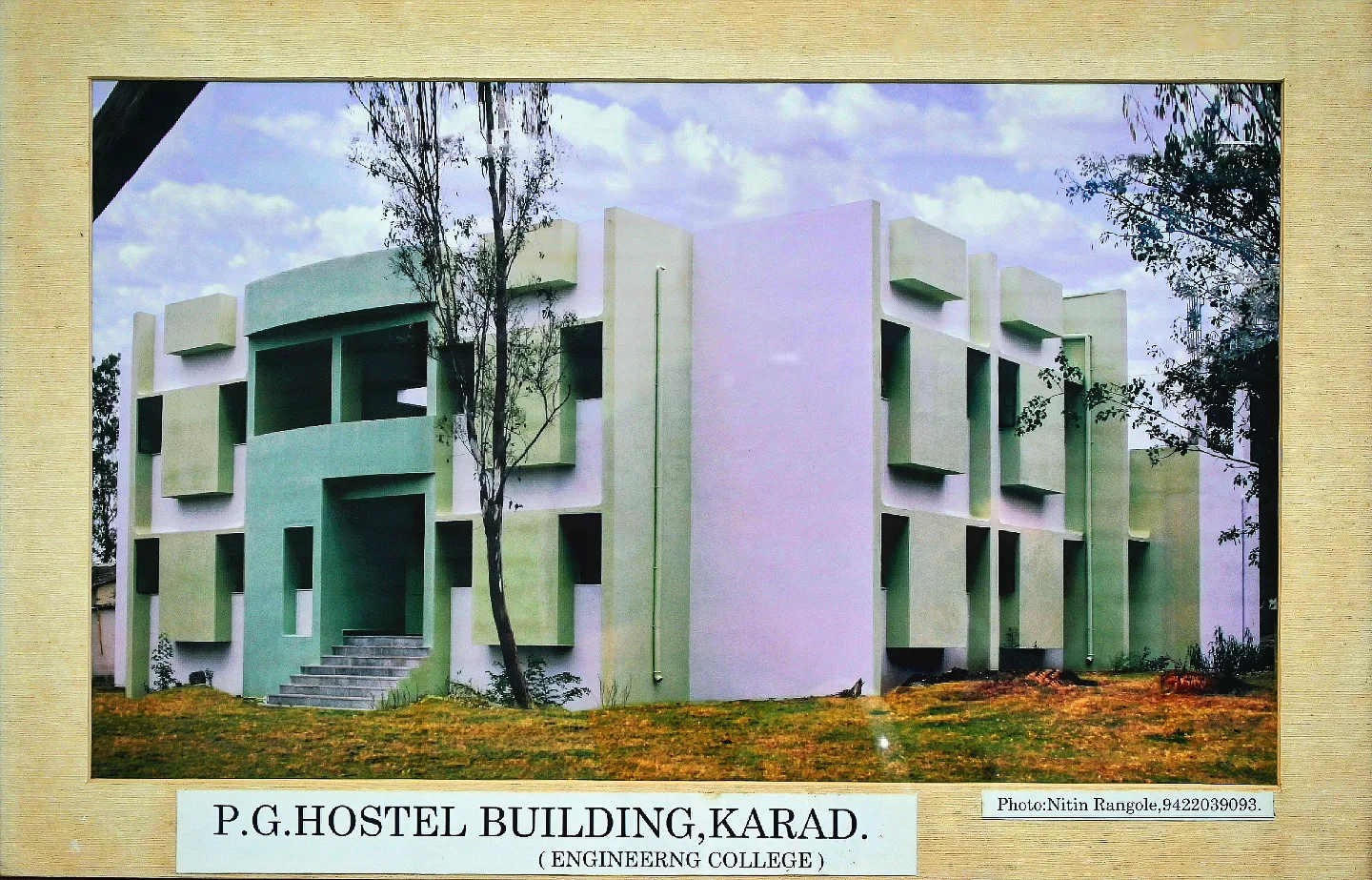P.G. hostel building at Government College of Engineering, Karad – constructed by SB Square Projects LLP for PWD